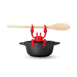 Silicone Crab Cutlery Spoon Holder Heat-resistant Non-slip Stand