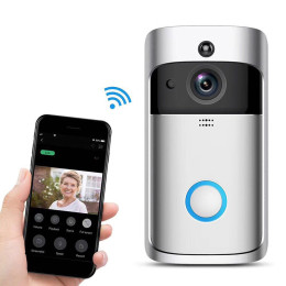 Wifi intelligent remote monitoring V5 infrared sensor night vision home doorbell