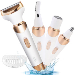 4 in 1 Women's USB Rechargeable Electric Shaver