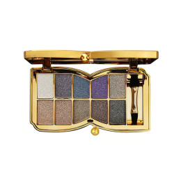 20-piece makeup brush set and 10-color shimmering pearlescent eyeshadow palette