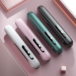Portable wireless hair straightener
