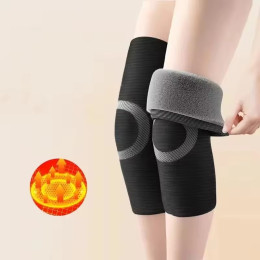 Thickened fleece warm knee pads