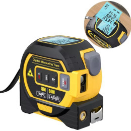 3-in-1 electronic tape measure laser distance meter