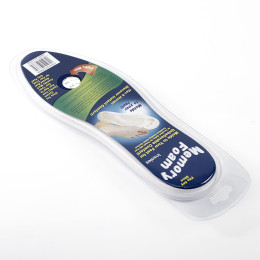 Thickened memory foam shock-absorbing insole that can be freely cut