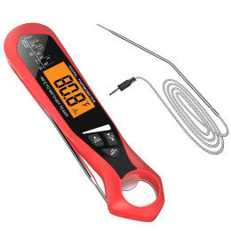 Fireplace Grill Bimetal Thermometer Probe Kitchen Utensils