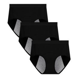 Women's Leak-Proof and Breathable Menstrual Panties (5-Pack)