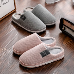 Winter Anti-slip Thickened Warm Cotton Slippers