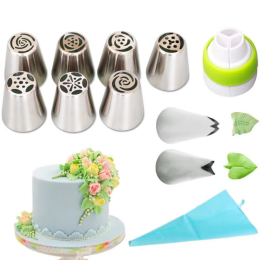 Stainless steel decoration nozzle set