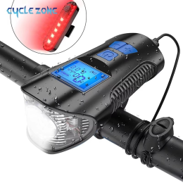 Multifunctional bicycle light set