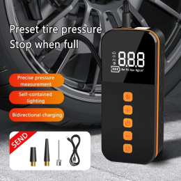 Digital display wireless multifunctional portable air pump