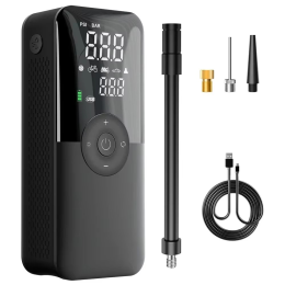 Portable handheld vehicle air pump