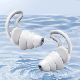 3 Pair Waterproof swimming earplugs