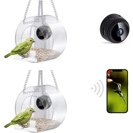 Bird feeder with smart camera