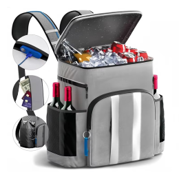 Insulated and leakproof cooler backpack