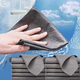 Magic rag for cleaning glass