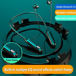 Wireless LED Display Running Headphone