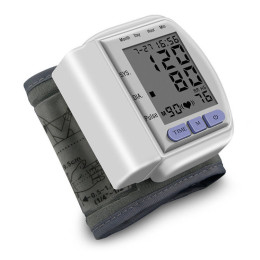 Home wrist electronic blood pressure monitor
