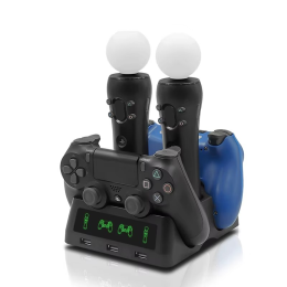 4 in 1 PS4 MOVE/VR Multi-function Charging Station