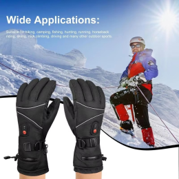 Outdoor skiing and cycling heated gloves