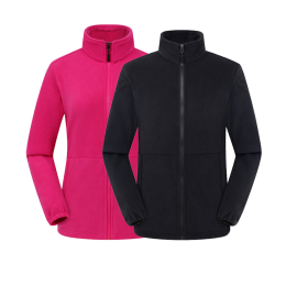 Outdoor sports style plush jacket