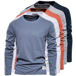 Round neck pure cotton base shirt