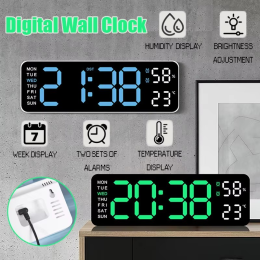 Multifunctional rectangular electronic clock