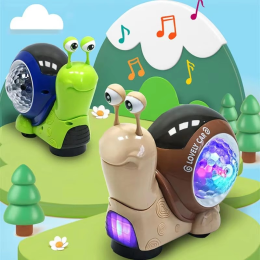 Electric sound and light projection hermit crab