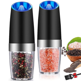 Electric Salt and Pepper Grinders - 2 Pack