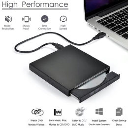 Portable CD/DVD Recorder Reader Player
