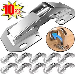 10-pack cabinet hinges with screws