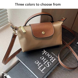 Stylish patchwork crossbody mini tote bag