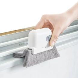 Window recess cleaning brush