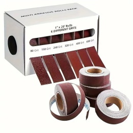 Sandpaper roll 6/5/4 pull-out sanding belt box