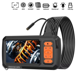 4.3 inch IPS screen 1080P HD industrial endoscope 8mm