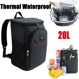 Outdoor lunch insulated backpack