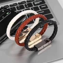 3-in-1 USB Charging Cable and Bracelet