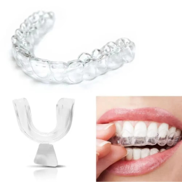 Moldable transparent dental guard