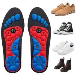 Magnetic acupoint massage insoles