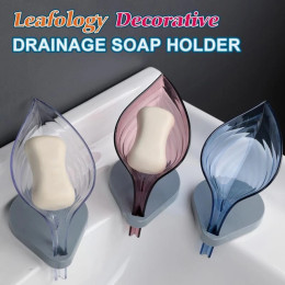 3PCS/PACK Leafology Decorative Drainage Soap Holder