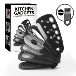Household Stainless Steel Stackable Kitchen Tool 6-Piece Set