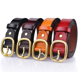 Women's Belt Simple Design Fashion Leather Solid Color Belt