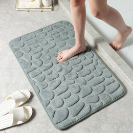 Soft, non-slip carpet/bathroom absorbent mat for home use