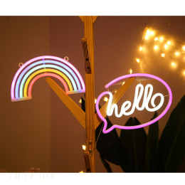 LED wall-mounted neon sign