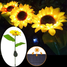solar sunflower led lantern