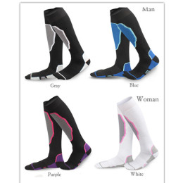 men's and women's thickened long sports socks