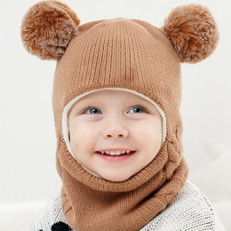 children's fleece knitted hat