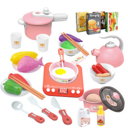 Simulation kitchen toy set