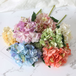 Simulated hydrangea decoration