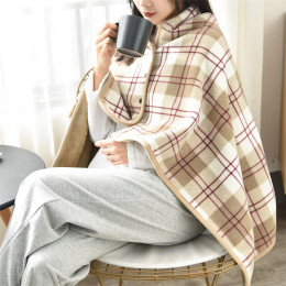 plaid shawl blanket
