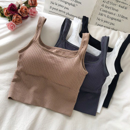 Seamless Crop Top Women Underwear
